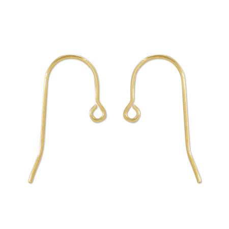 Stainless steel earrings U-shaped 4 gold (SUS316L)