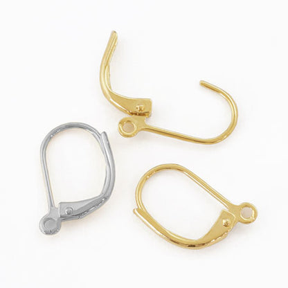 Stainless steel earrings French hook fabric (SUS316L)