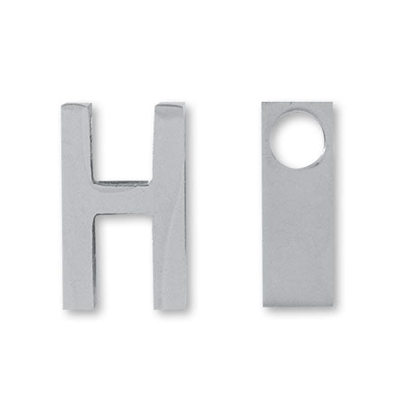 Metal parts initial H stainless steel