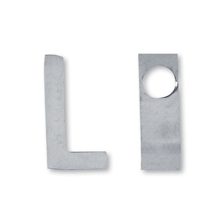 Metal parts initial L stainless steel