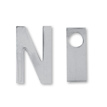 Metal parts initial N stainless steel
