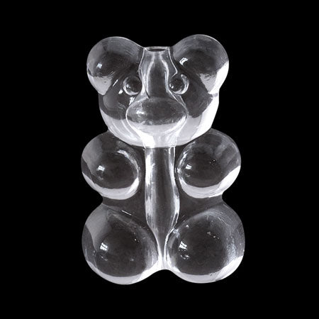 Acrylic beads bear clear