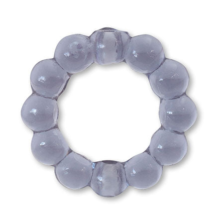 Acrylic German bubble ring clear violet