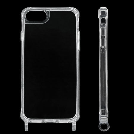 iPhone 7/8/SE 2nd Compatible Case with Ring for Strap Clear