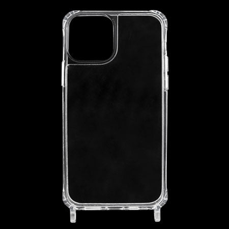 iPhone 12/iPhone 12 Pro compatible case with ring for strap clear
