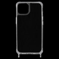 iPhone 13 compatible case with ring for strap clear