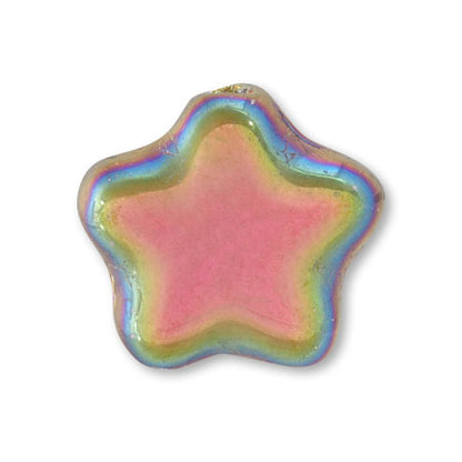 Czech Star Crystal Rainbow