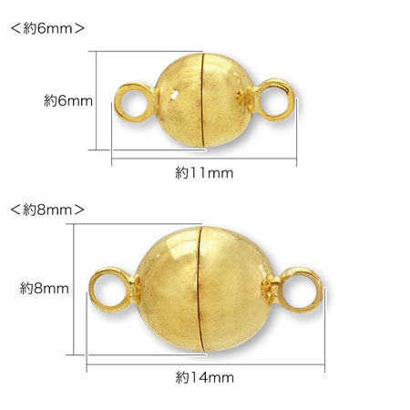 マグネットクラスプ No.11　ゴールド