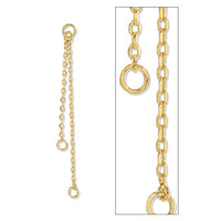 Chain parts 220SDC4 with jump ring gold (approx. 2.5/3.5cm)