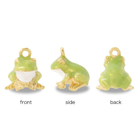 charm frog gold
