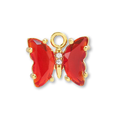 Charm Butterfly Red