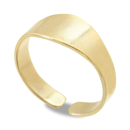 Ring-wide, broad-shaped gold.