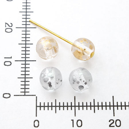 Czech Round-Crystal Silver Rain