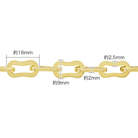 Chain k-405 rhodium color