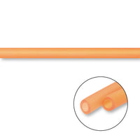 German made PVC cord tube orange