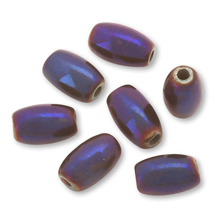 Natural stone nuts hematite/purple
