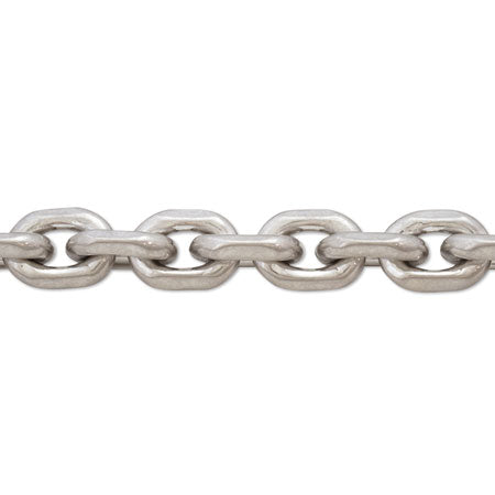 Aluminum chain AL130-4F Warn rhodium color
