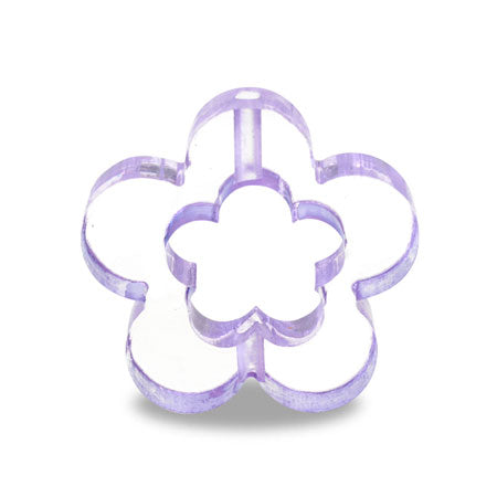Acrylic Germany cheerful flower crystal/purple