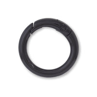 Carabiner round wire painted black