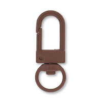 Key chain rotating ring No.3 painted brown