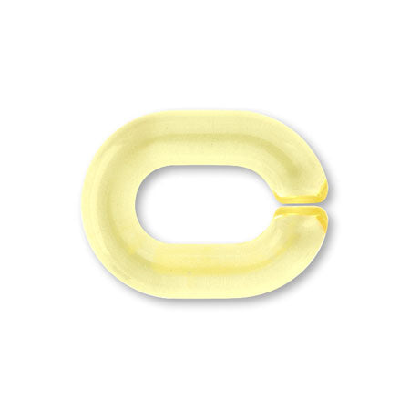 Acrylic chain parts small yellow