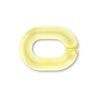 Acrylic chain parts small yellow