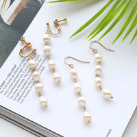 Kit Freshwater Pearl Drop Ear Accessories White (KR0799-KR0800)