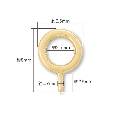 Heaton Round Wire Core Stand for 6-10mm Gold