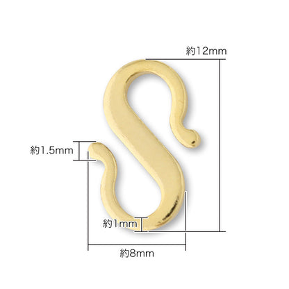 Design clasp hook No.1 gold