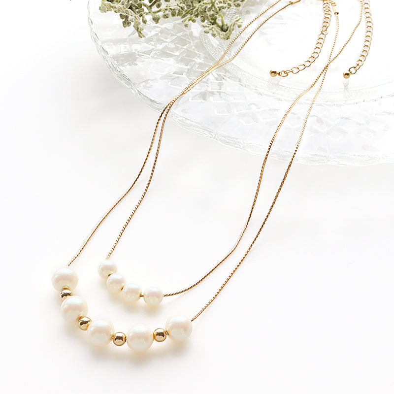 Kit Glass pearl necklace set (KR0817)