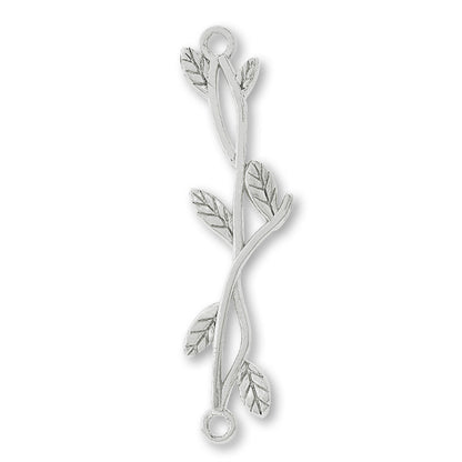 Joint parts Leaf No.2 2 rings Rhodium color