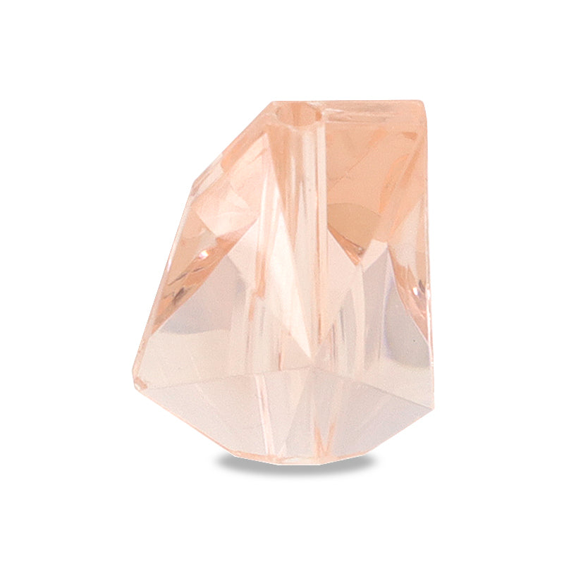 Acrylic Made in Germany Faceted Ice Light Peach