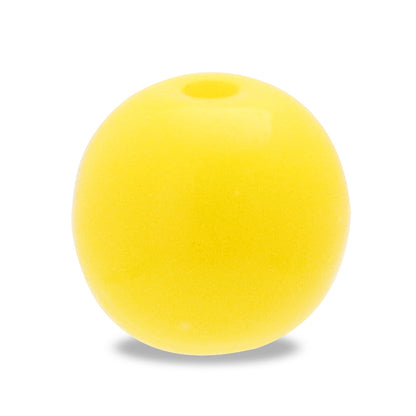 Czech Round Opack Lemon Yellow