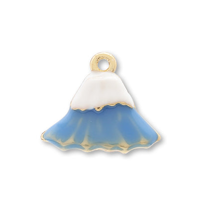 Charm Japanese style Mt. Fuji Blue/G