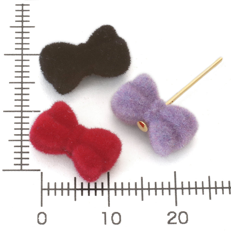 Flocky parts mini ribbon purple