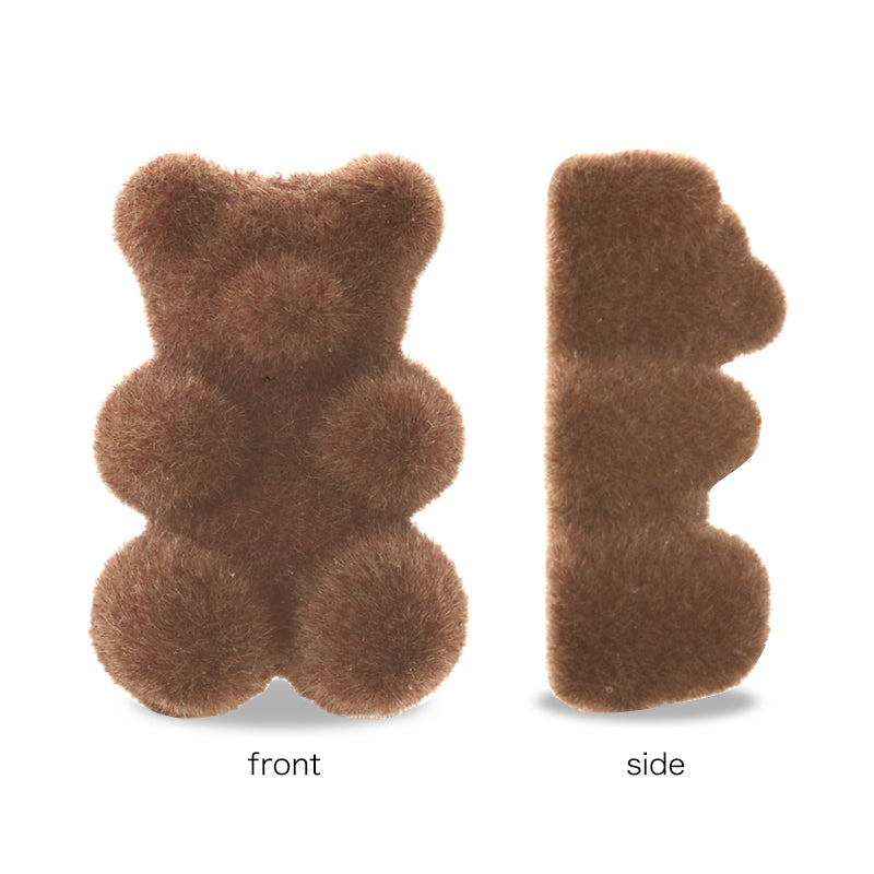 Flocky parts bear brown