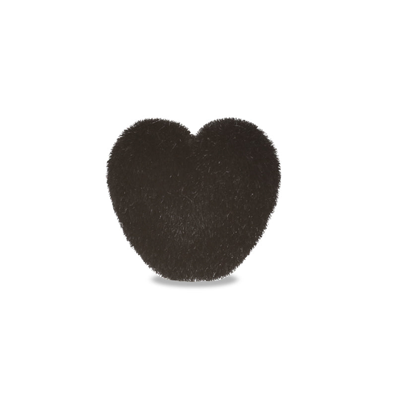 Flocky parts Heart black