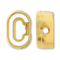 Metal Parts Initial Epo C Gold (White)