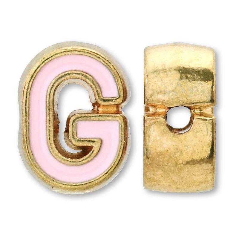 Metal Parts Initial Epo G Gold (Pink)