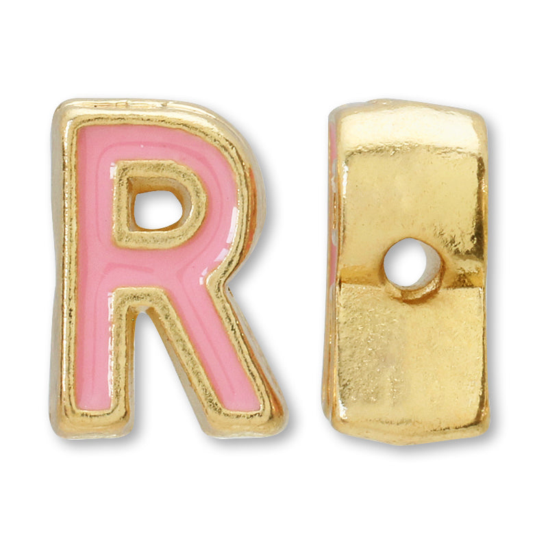 Metal Parts Initial Epo R Gold (Pink)