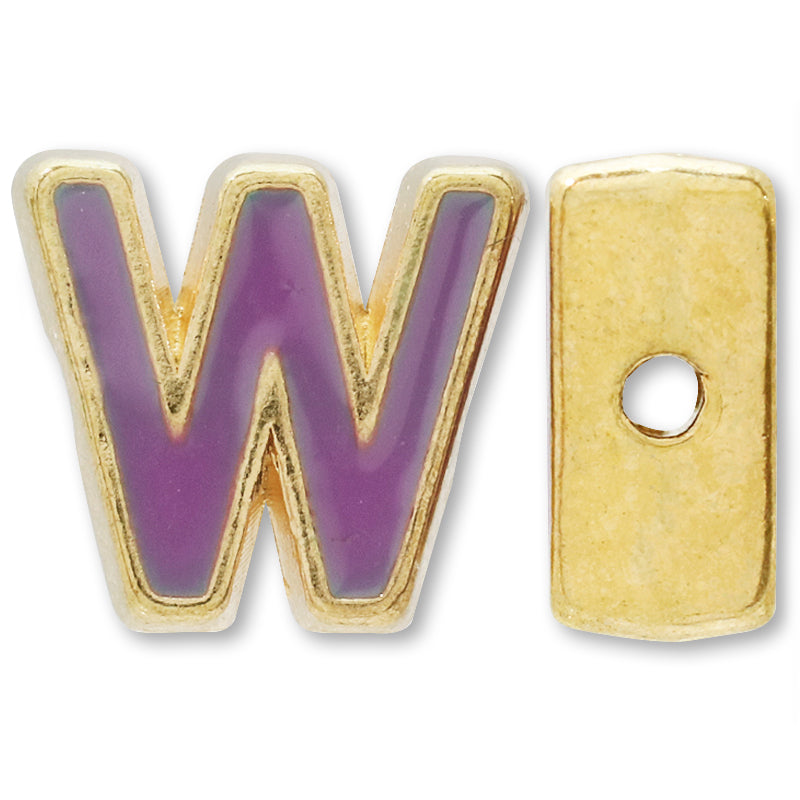 Metal parts with initial episodes w Gold (purple)