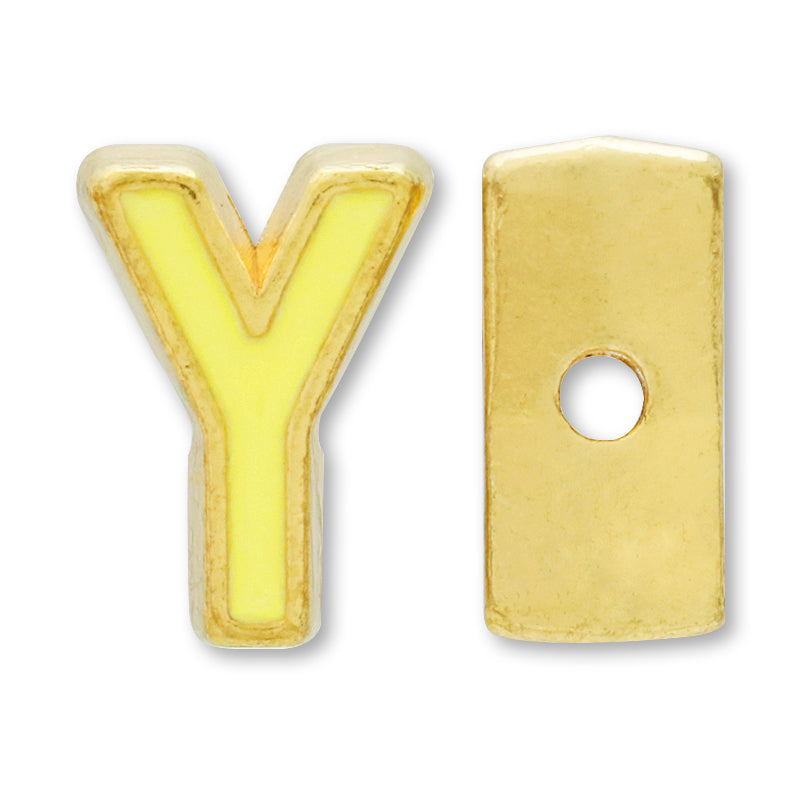 Metal Parts Initial Epo Y Gold (Yellow)