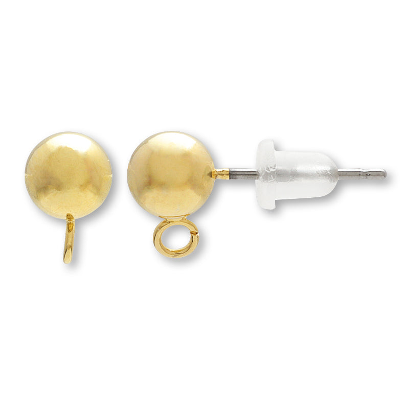 Stainless steel pierced metal ball can with catch gold