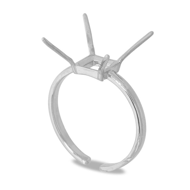 Ring stand hugging rhodium color