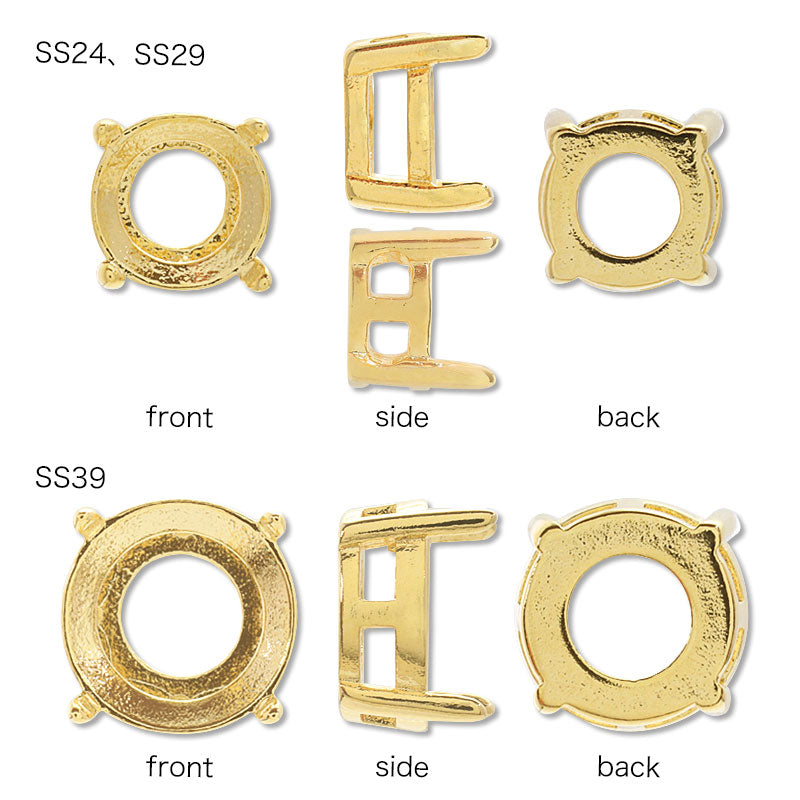 シングル石座 #1088 ゴールド – 貴和製作所オンラインストア