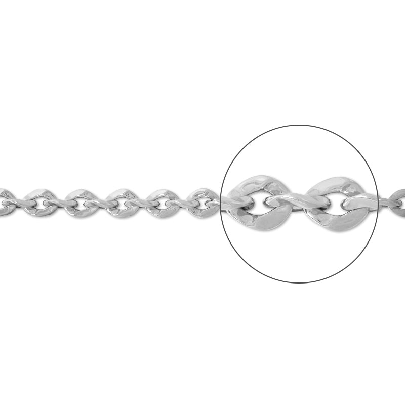 Chain K-414 Rodium color – 貴和製作所オンラインストア