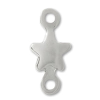 Brass Charm Star No.1 2 Can Rhodium Color