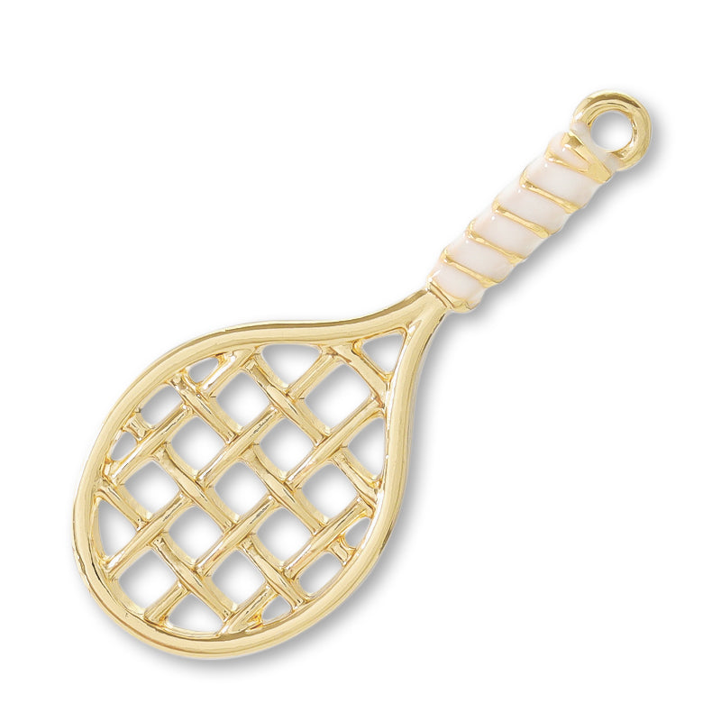 Charm tennis racket White/G