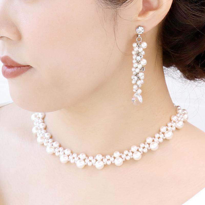 [KIWA BRIDAL] Kbpn-1 Noble Pearl Necklace