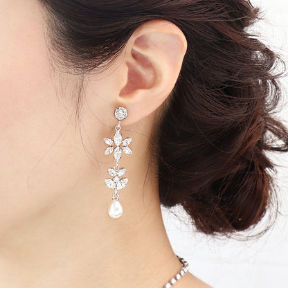 [KIWA BRIDAL] KBE-2 Flower Leaf Year Accessories